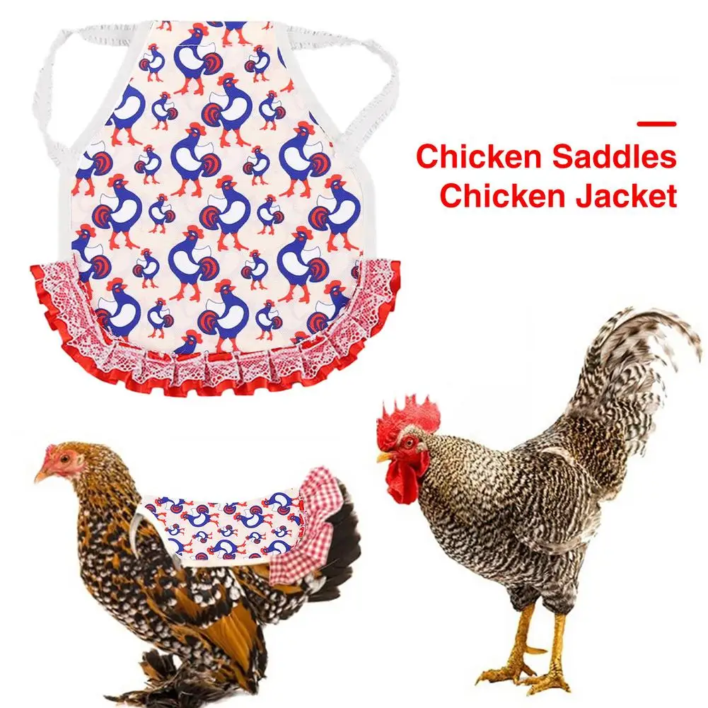 2 Tail Feather Pecking Chicken Saddle Apron Hen Jacket CHICKEN Backyard Poultry 