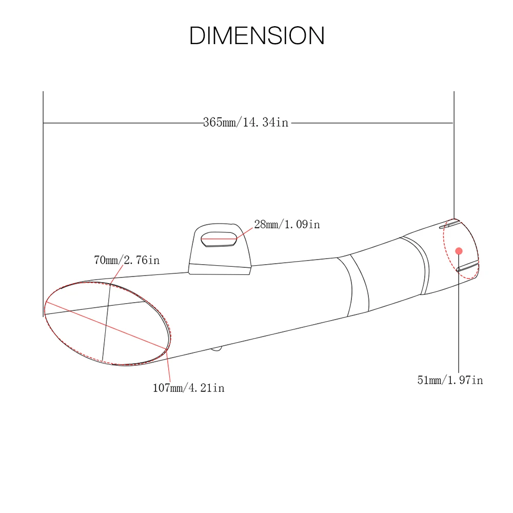 Универсальный глушитель выхлопной трубы мотоцикла 37-51 мм, Модифицированная выхлопная система для Suzuki GSXR 600 750 1000 HAYABUSA SV650/S