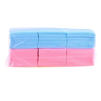 

2 Bags 1260pcs Disposable Nail Cleaning Pads Manicure Supplies Nail Polish Removers for Woman (Colorful Nail Towels Random Color