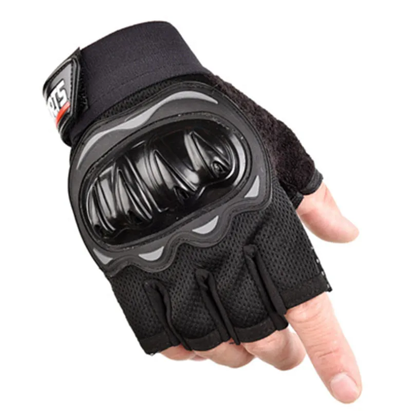 

Motorcycle Gloves Half Finger guantes luvas Riding Fingerless Biker Gloves Man Women Moto Motorcross Bicycle Cycling Gloves