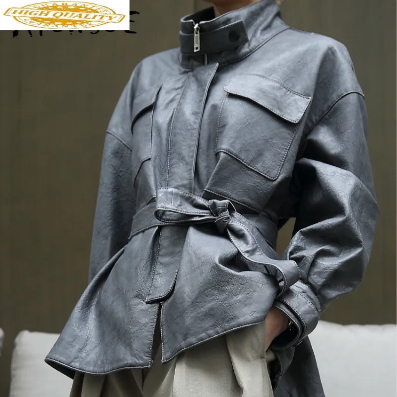 

Real Leather Jacket Sheepskin Coat Women Clothes 2020 New Genuine Leather Coat Autumn Winter Coat Women GGS19C1905 YY2404