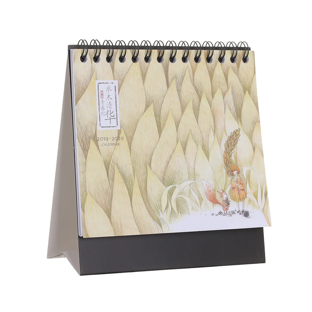 10 стилей суккулентные растения кактус настольная рулонная бумага календарь с заметками ежедневный планировщик расписаний годовой Органайзер - Цвет: H