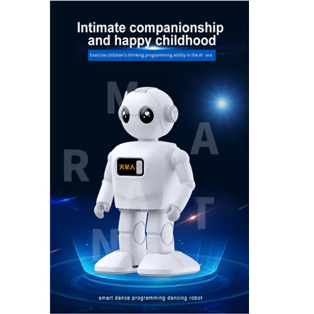 Chinese Educational Robot Interactive Programmable Robots With APP Control  WeChat Intercom Smart Robot For Kids Educational Toys