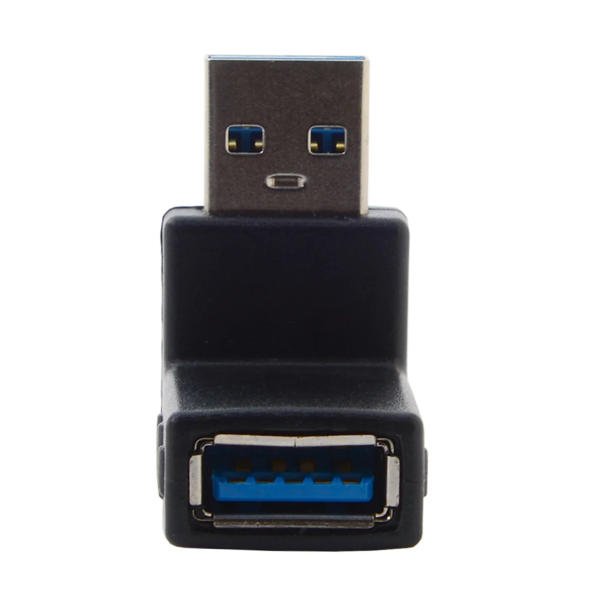 Низкопрофильный 90 градусный вверх угловой адаптер USB 3 0 удлинитель штырь