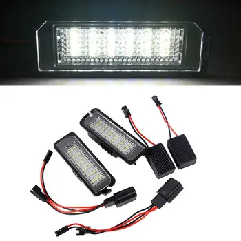 

12V LED Number License Plate Light Lamp for GOLF 4 5 6 7 6R Passat