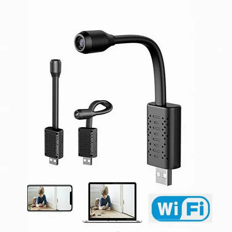 Умная мини-камера HD с Wi-Fi USB AI IP-камера детектором человека циклическая запись