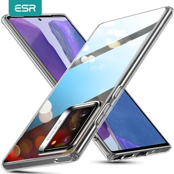 Carcasa ESR de vidrio templado para Samsung Galaxy Note 20 10 Plus S20, carcasa de parachoques Ultra cubierta para Samsung Note 20 Ultra Note 9 10 5G S9