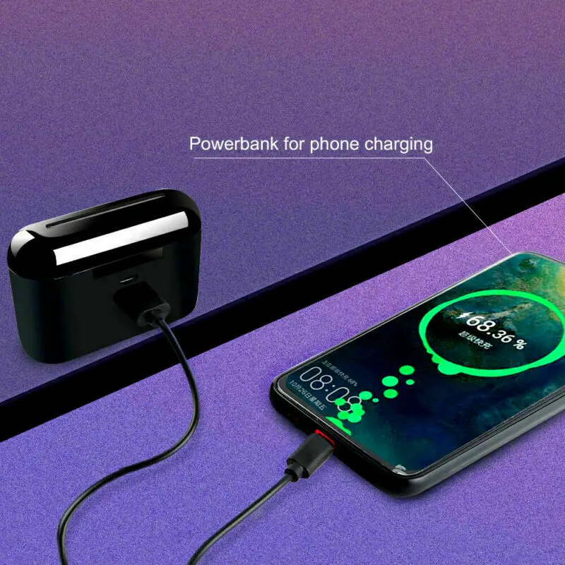 TWS стереонаушники HBQ Q32 Mini с поддержкой Bluetooth 2600 1500 мА · ч 5 0 ч|Наушники и гарнитуры| |