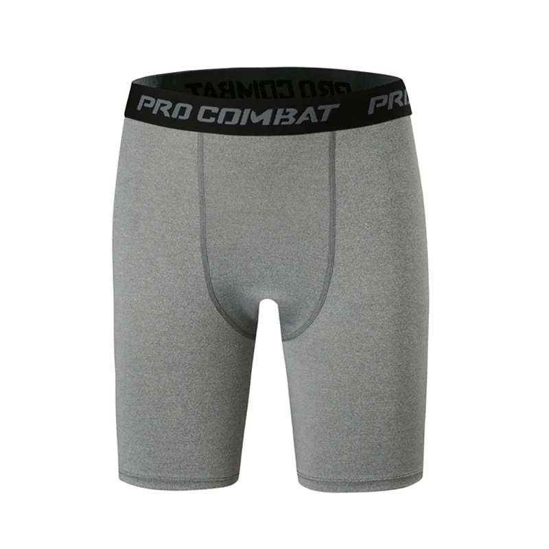 Мужские шорты для фитнеса с эластичным поясом компрессионные тонкие короткие трико, спортивные брюки спортивные колготки полубрюки - Цвет: UH0475H