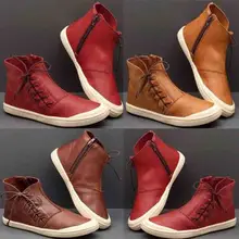 Женские ботинки; прогулочная обувь из искусственной кожи; женская уличная обувь; женские кроссовки Martin; ботинки в байкерском стиле; Ботинки martin; Botas Mujer