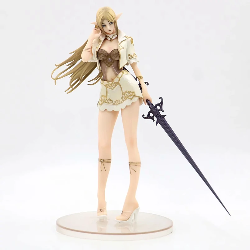 24 см японское аниме Lineage Pretty Women mage PVC фигурку сексуальная девушка genius figure Decoration