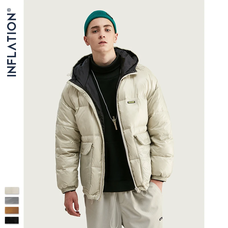 

Men Down Jacket Men Winter Portability Warm 70% White Duck Down Hooded Man Coat jaqueta masculino chaqueta hombre9724W