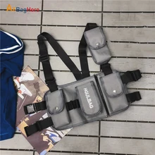 Функциональная модная нагрудная сумка для мужчин и женщин хип-хоп Жгут Регулируемый тактический жилет спортивный Охотничий Тактический пакет упаковка с пулями