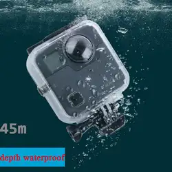 Для GoPro Fusion 360 градусов камера водонепроницаемый корпус Чехол 45 м подводный дайвинг бокс защитный чехол для GoPro аксессуары для камеры