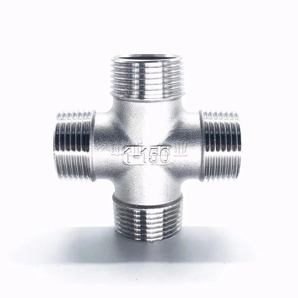 1/2" BSPT Male to 1/2" BSPT Male 304 Stainless Steel Pipe Fittings Connectors 