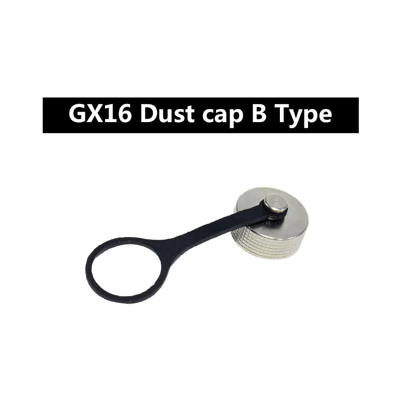 GX12 GX16 GX20 Aviation Connector Plug Cover Waterproof cover Dust Metal/Rubber Cap Circular Connector Protective Sleeve 1pcs wire connector terminals wire connector electrical connectors electrical connector cable connector