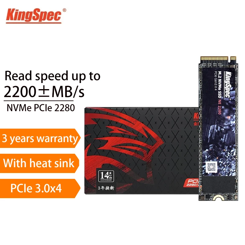 internal ssd drive KingSpec M2 SSD M.2 PCIe NVME 128GB 256GB 512GB 1TB 2TB 2280 NVME SSD for Huanan X79 Internal Hard Disk hdd for Laptop Desktop best internal ssd for laptop