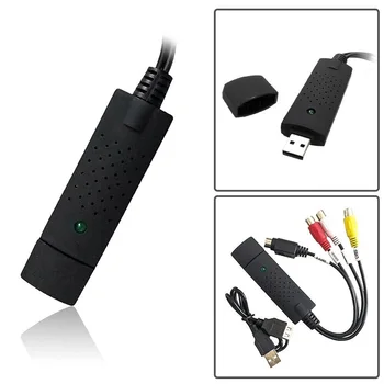 

USB 2.0 Video Audio Adapter VHS to DVD PC HDD Converter Capture Hot Sale