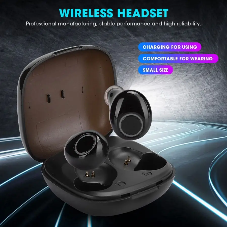 Портативная беспроводная bluetooth гарнитура 5 0 наушники оборудование для наушников