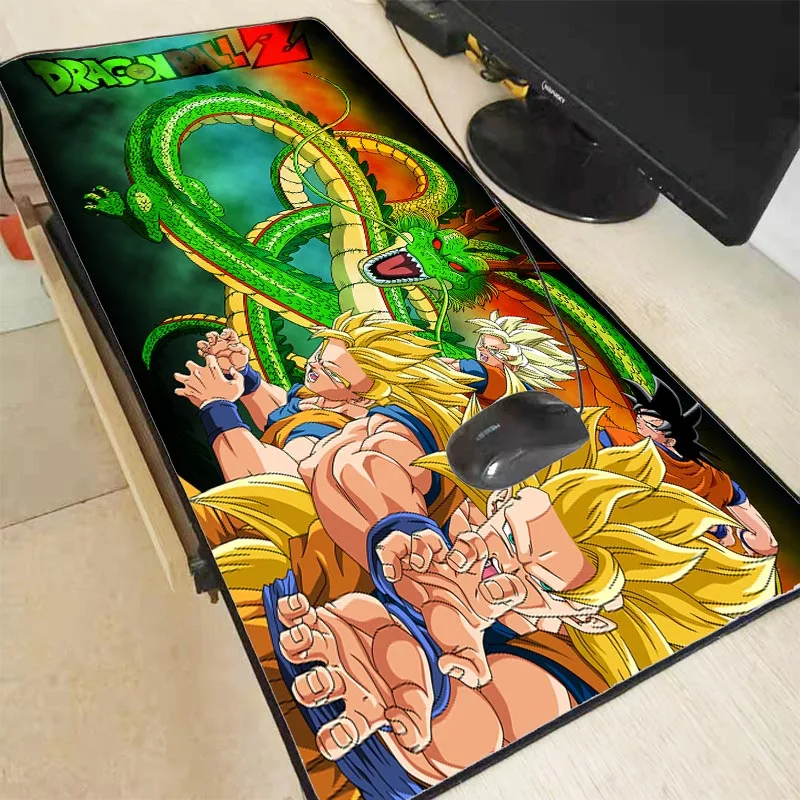 Mairuige Dragon Ball Z Аниме Противоскользящий прочный резиновый компьютер большие коврики резиновый замок край коврик для мыши геймерский коврик игровой коврик для мыши