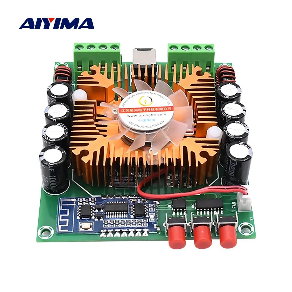 AIYIMA Bluetooth 5 0 усилитель мощности аудиоплата 4x50 Вт TDA7850 класс AB Hi-Fi стерео домашний