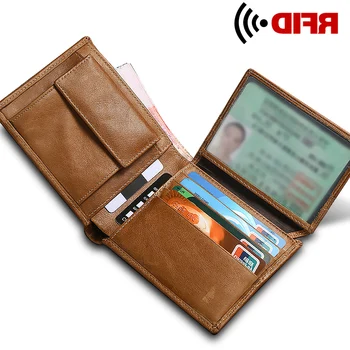 

Retro Men Wallet Leather Men Wallet Coin Pocket Top Quality Card Pack Leather Soft Mini Wallet