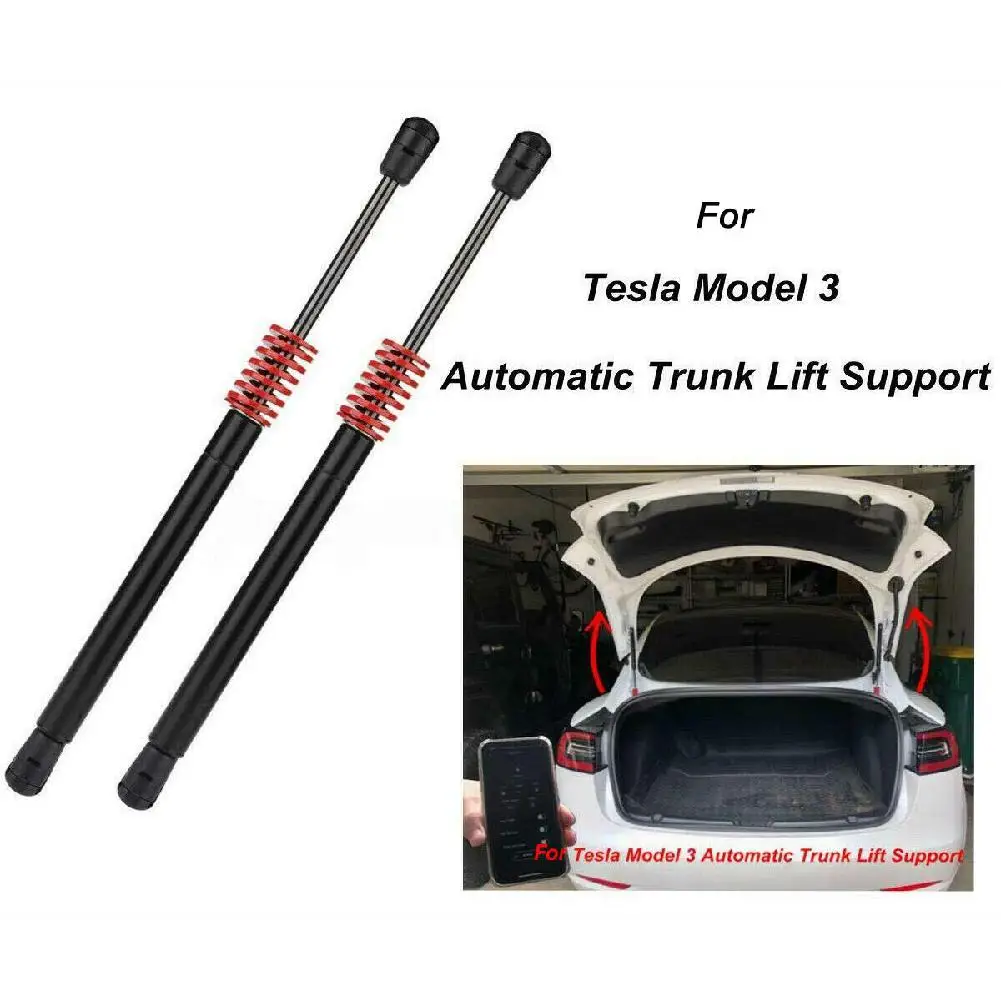 

2PCS Automatic Trunk Lift Supports Pneumatic Rear Trunk Struts with Spring Stainless Steel Washer Fit for Tesla Model 3