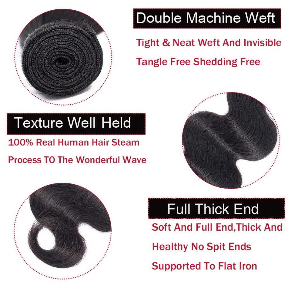 MOBOK-Indian-Body-Wave-Bundles-With-Closure-Natural-Color-100-Human-Hair-3Bundles-With-Closure-Non