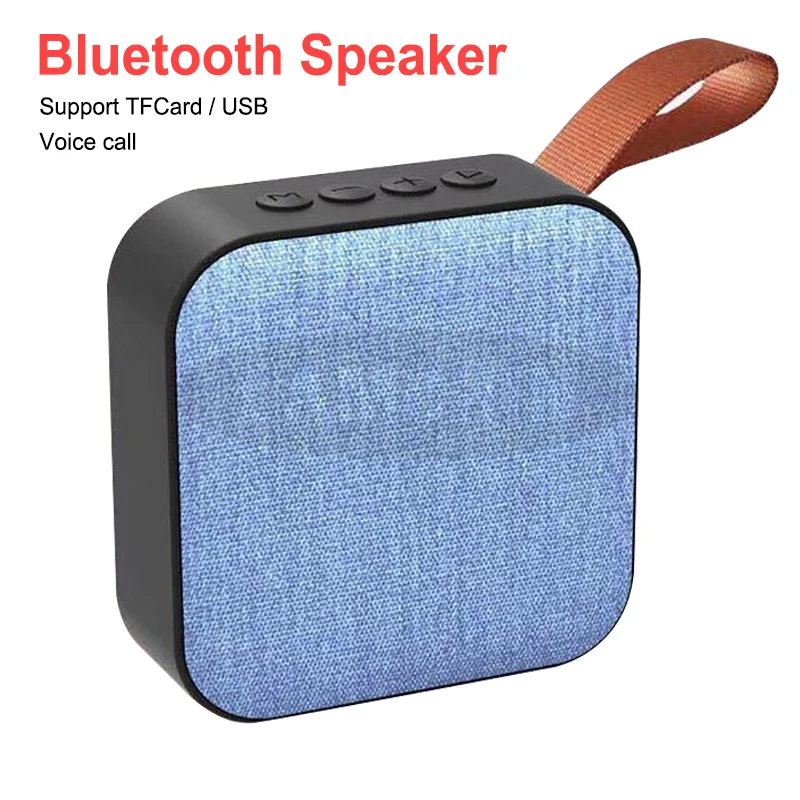 Тканевый беспроводной динамик поддержка AUX TFCard Udisk FM портативный Bluetooth высокое