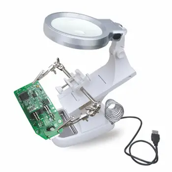 

High Definition Magnifying Glass Desktop Magnifier Multifunctional Repair Magnifier for Daily Use