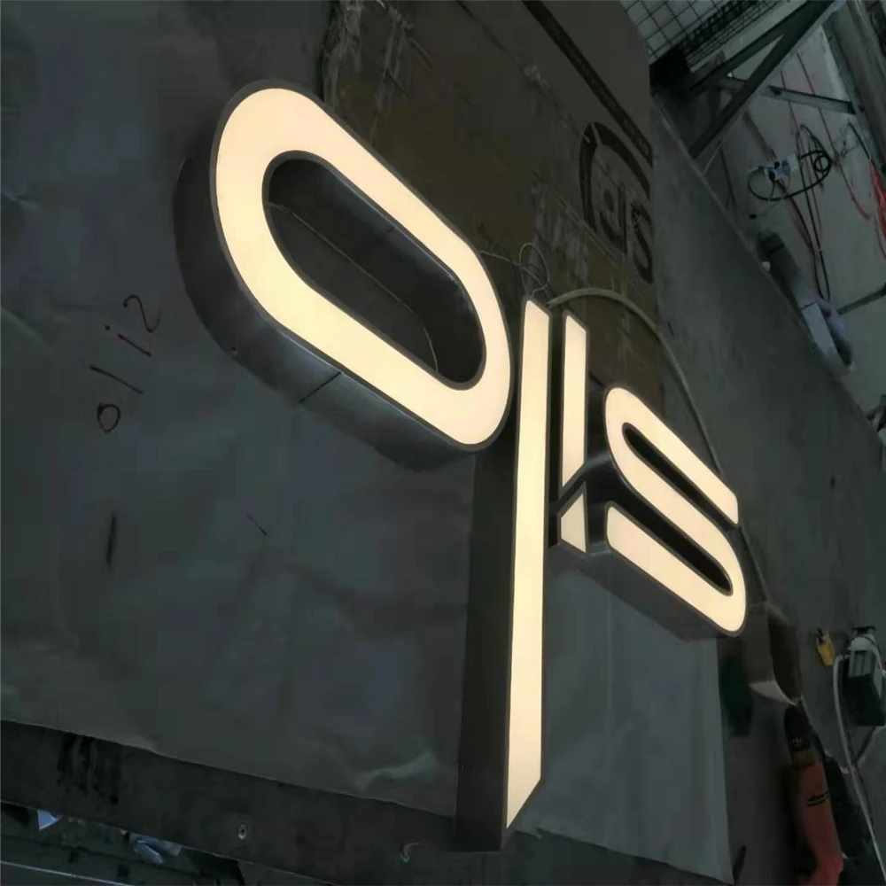 Заводская розетка наружный акриловый передний свет знак отеля ресторана|company e|sign