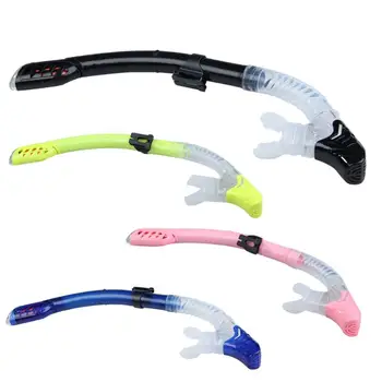 

Professional Swimming Snorkel With Silicone Diving Breathing Tube Snorkeling Pipe Underwater Tube Dry Snorkeling Equipment
