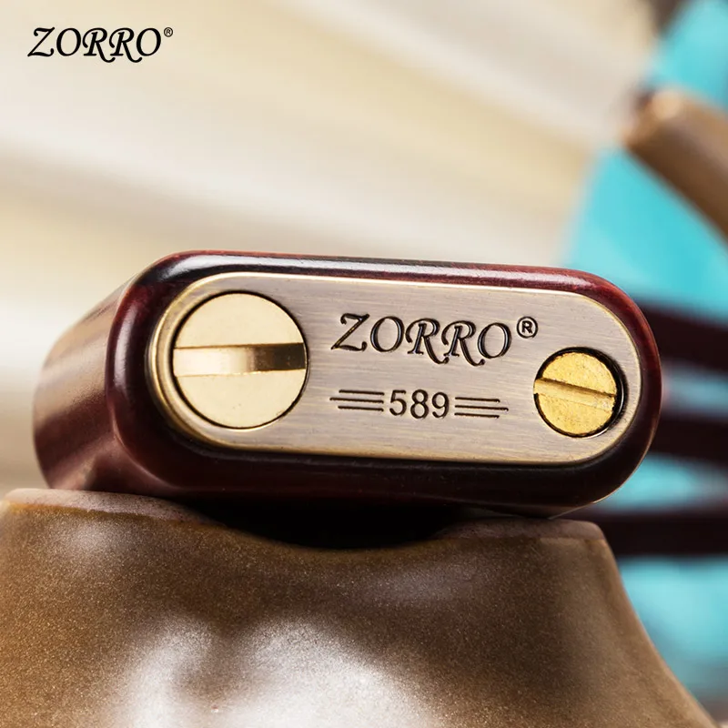 Зажигалки не ZippoNew Зажигалка Зоро креативный деревянный Огненный Дракон песок колесо ретро характер Керосин Зажигалка для мужчин