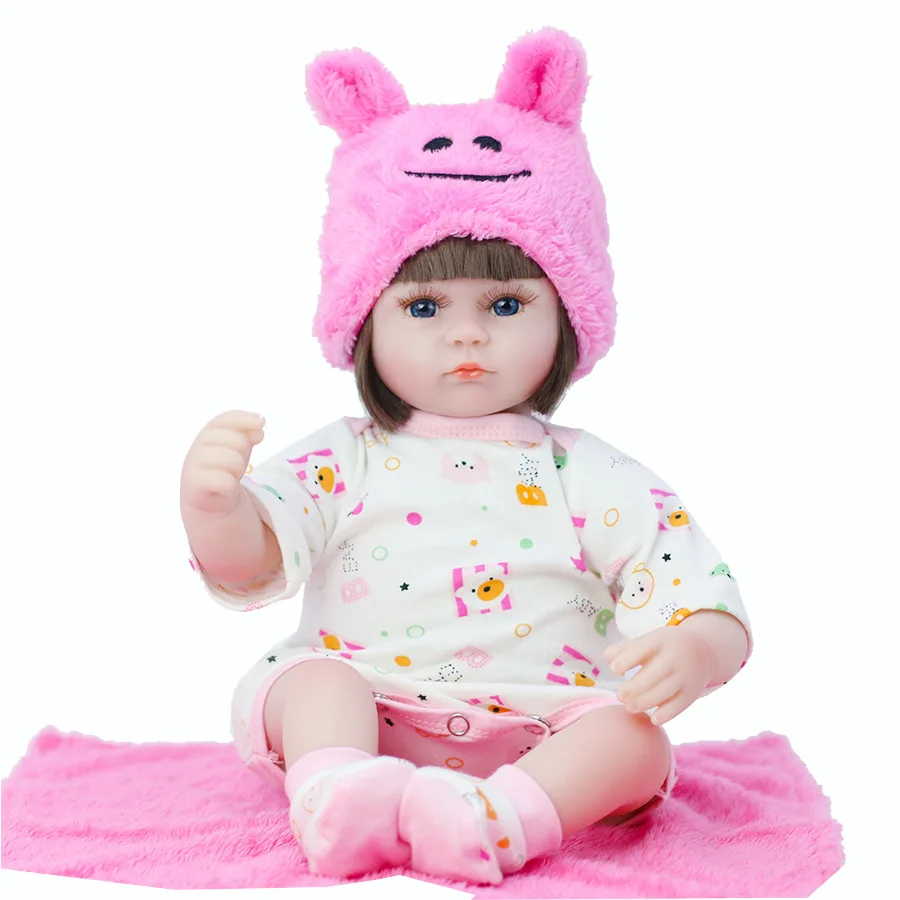 

42cm Lifelike Rebirth Child Rebirth Baby Doll Vinyl Soft Soft Realistic Toys Cute Babies Best Christmas Birthday Gift For Kids