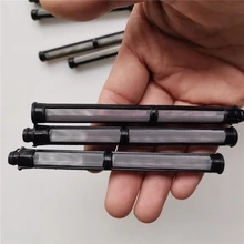 10 шт. черный 60 сетки 10x110 мм безвоздушный насос фильтр для безвоздушного распылителя сменные инструменты