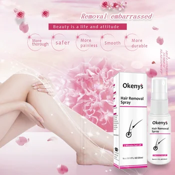 

2020 Hot 20ML Painless Hair Removal Spray Stop Hair Growth Inhibitor Shrink Pores Skin Smooth Repair Moisturizing Essence