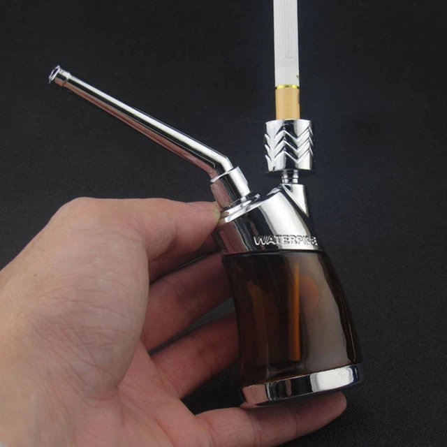 Dual Cigarette Tobacco Smoking Pipe Water Filter Pipe Mini Shisha Hookah  Water Pipe Water Bottle Filter Smoking Tobacco Pipe - AliExpress