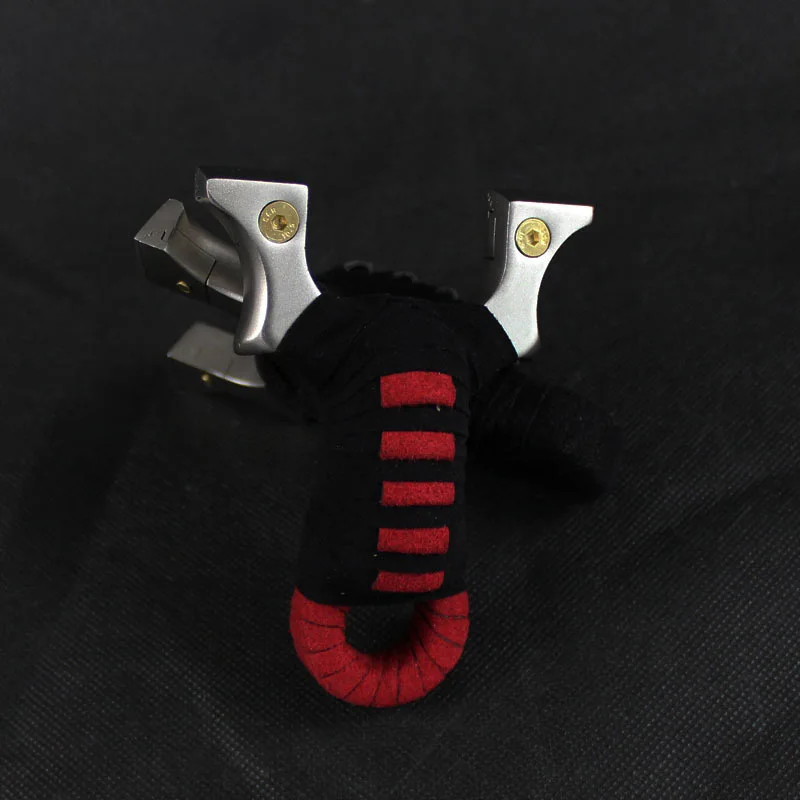 

Hunting Slingshot Stainless Steel Catapult High Quality Shooting Sling Shot Outdoor Sport Game with Flat Rubber Band 2019 New