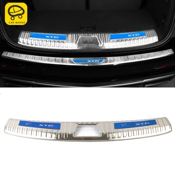 

CarManGo Car Accessories Stainless Trunk Door Tail Gate Pad Fender Bumper Plate Cover Frame Sticker for Cadillac XT6 2019 2020