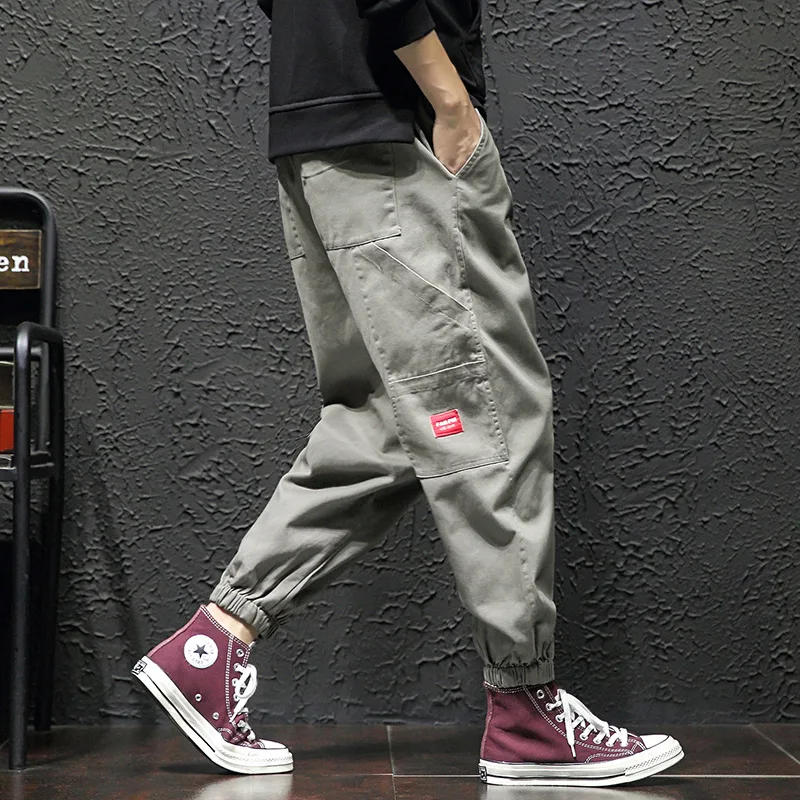 

2020 Spring Main Push Japanese-style Black Wall Large Size Labeling Casual Pants M-5x Hk1989-p50