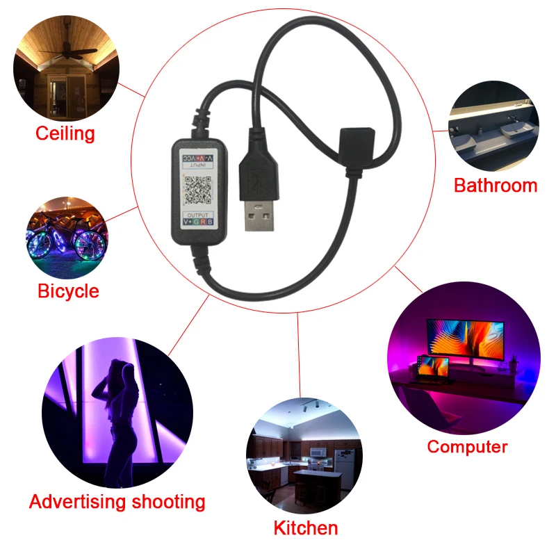 Беспроводной Bluetooth светодиодный диммер дистанционное управление Лер DC5-24V телефон приложение подключение управление для RGB светильник