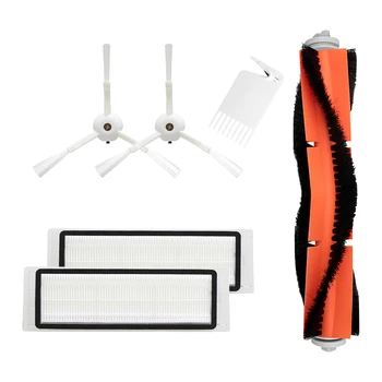 

2 HEPA Filter + 2 Side Brush + Main Brush + Clean Tool for Xiaomi 2 Roborock S50 S55 MI Robot Vacuum Cleaner Parts Accessories