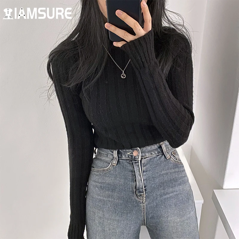 sexy camisole IAMSURE Contrast Color Bandage Knitted Tube Top See Throuogh Sexy Hollow Out Sleeveless Slash Neck Cropp Tops Women 2022 Fashion gym bra