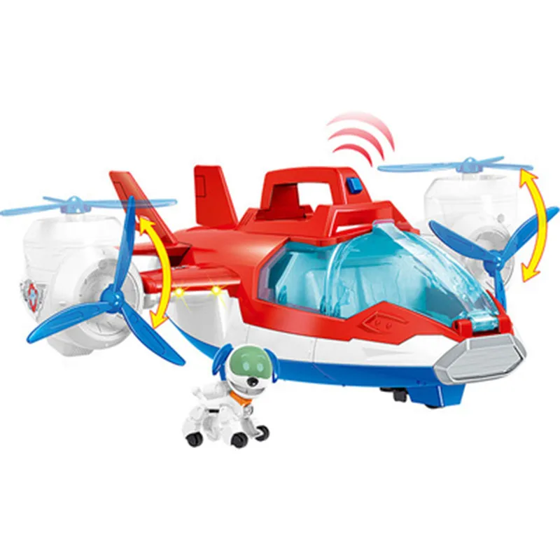 Paw Patrol автомобиль раздвижная команда большой грузовик игрушка музыка Спасательная команда игрушка Patrulla Canina Juguetes Фигурки игрушки рождественские подарки