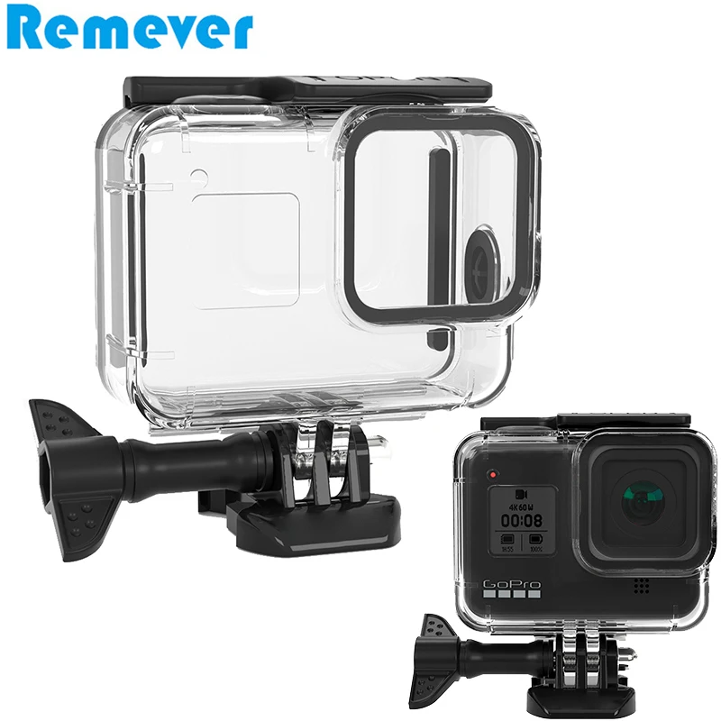 Capa de proteção para câmeras gopro hero 8, proteção ip68 para mergulho ...
