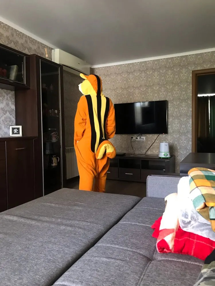 HKSNG кигуруми взрослые зимние теплые комбинезоны с животными чипмунк белка пижамы
