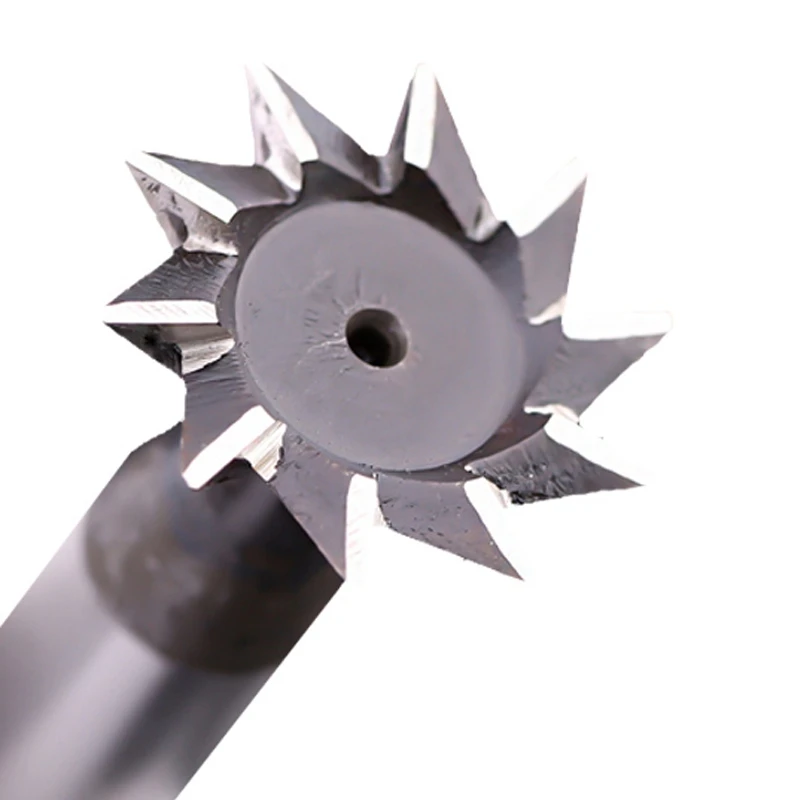 6mm x 60° Degree 6 Flutes High Speed Steel Dovetail Cutter End Mill Bit Router