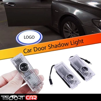 

2PCS Car Door LED Ground Light Welcome Lamp with Logo,Shadow light Projectors for M2 M4 F10 E60 E46 E90 M3 M5 X5 X6 F22 F34 F30