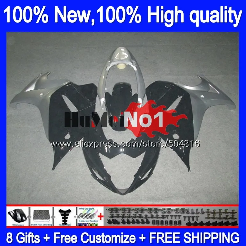 GSXF-650 для SUZUKI GSXF650 08 09 10 2011 2012 2013 24MC. 73 GSX650F GSXF 650 2008 2009 2010 11 12 14 Обтекатели черного и серого цвета