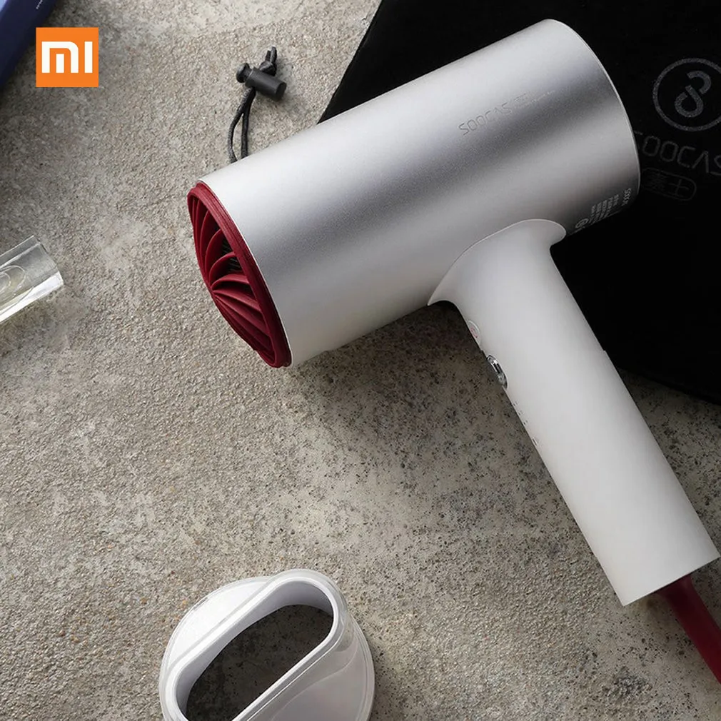 SOOCAS H3 фен для волос с отрицательными ионами Xiaomi Mijia 1800 Вт профессиональный фен для волос из алюминиевого сплава мощный электрический фен с европейской вилкой